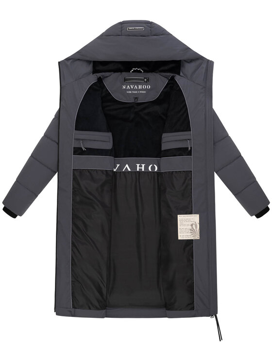 Navahoo Navahoo Kurtka zimowa Schokokuss Szary Regular Fit