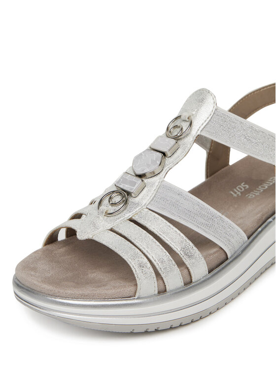 Remonte Remonte Sandalen D1J60-90 Silberfarben