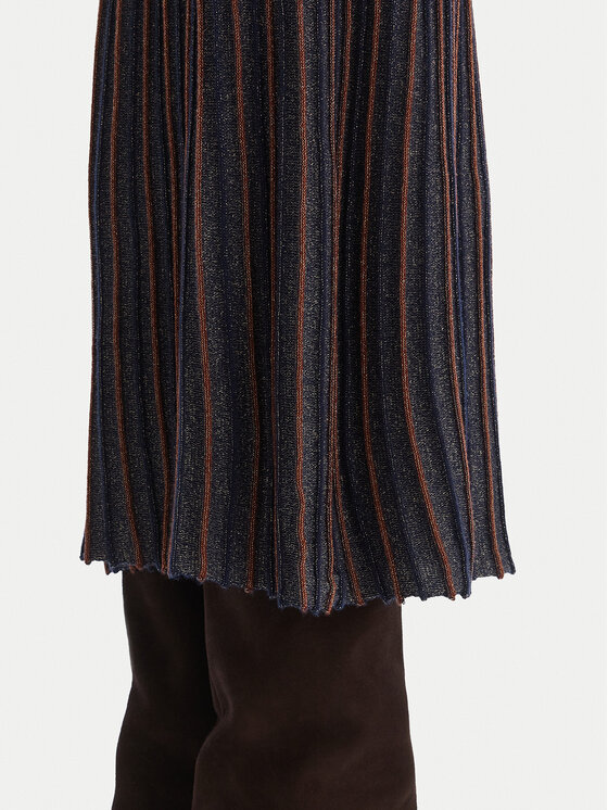 Fracomina Fracomina Midi svārki FS25WG4002K558Q7 Zils Regular Fit
