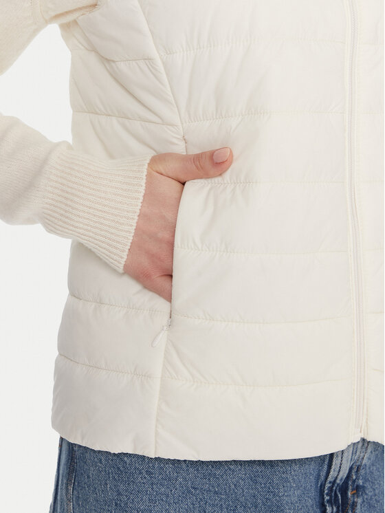 United Colors Of Benetton United Colors Of Benetton Športová vesta 2TWDDJ00V Écru Slim Fit