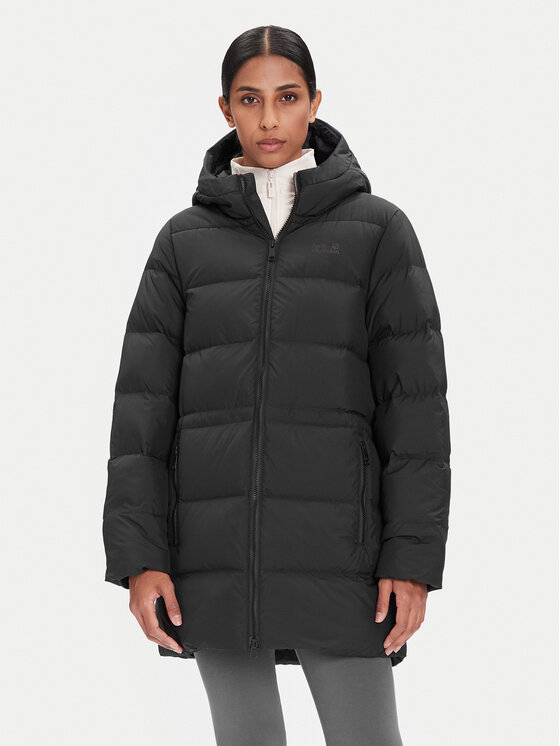 Jack Wolfskin Jack Wolfskin Pehelykabát Frozen Palace A65096 Fekete Regular Fit