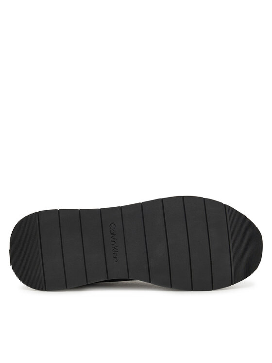 Calvin Klein Calvin Klein Сникърси Low Top Lace Up Tmbl Lth HM0HM01804 Черен
