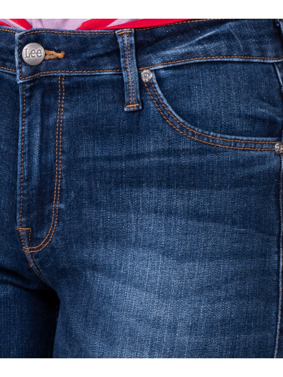 Lee Lee Jeansy 112337698 Granatowy Regular Fit