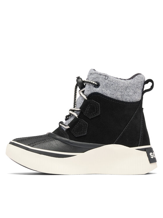 Sorel Sorel Μπότες Χιονιού Youth Out N About™ Iv Chillz Wp 2101321010 Μαύρο