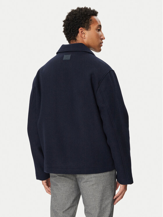 Tommy Hilfiger Tommy Hilfiger Geacă MW0MW40621 Bleumarin Regular Fit