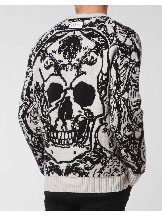 PHILIPP PLEIN PHILIPP PLEIN Longsleeve 2261 Bianco Regular Fit