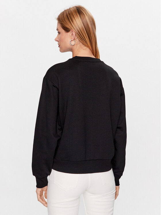 Guess Guess Felpa W3YQ13 K8802 Nero Relaxed Fit