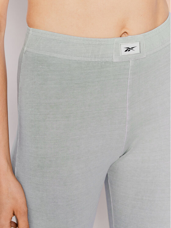 Reebok Reebok Pantaloni scurți ciclism Natural Dye HG1143 Gri Slim Fit