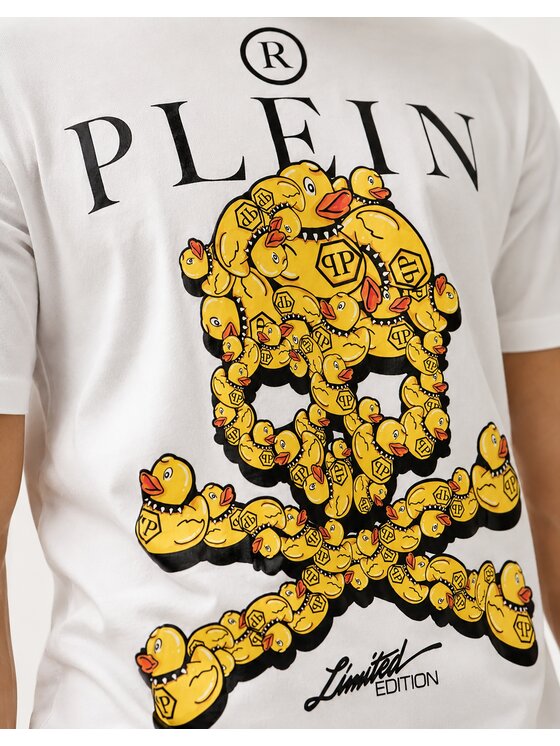 PHILIPP PLEIN PHILIPP PLEIN T-Shirt 31627 Bílá Regular Fit