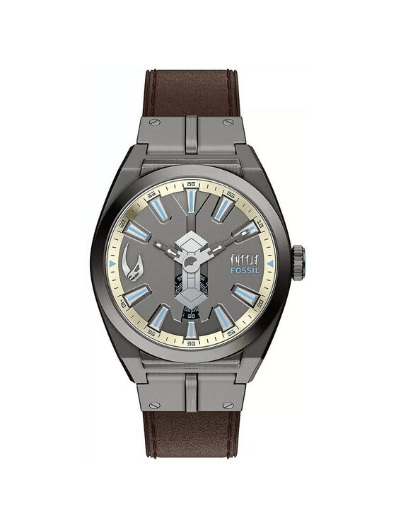 Fossil Fossil Zegarek LE1245SET Brązowy