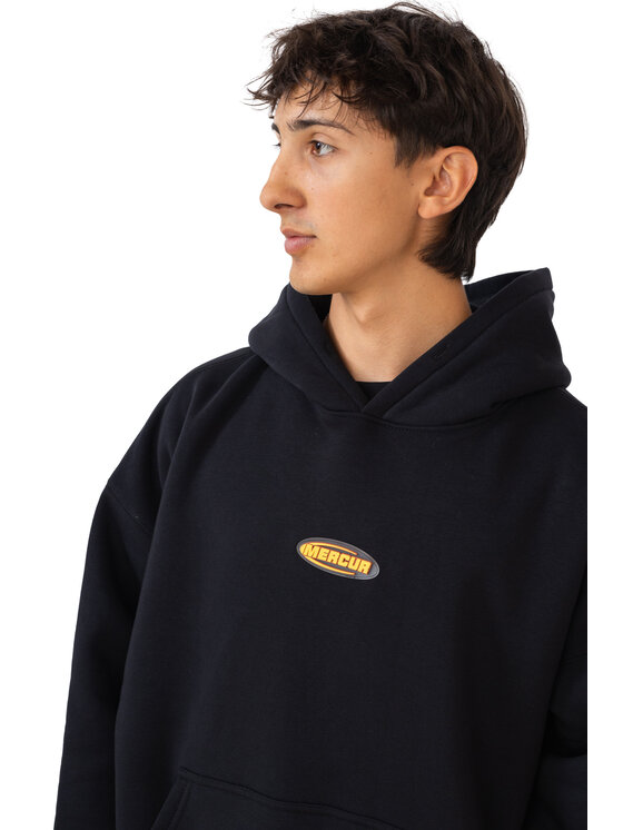 Mercur Mercur Bluza 90S Czarny Comfort Fit