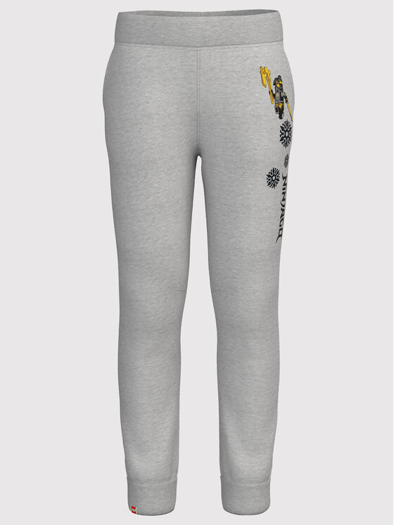 LEGO LEGO Donji dio trenerke 12010590 Siva Regular Fit