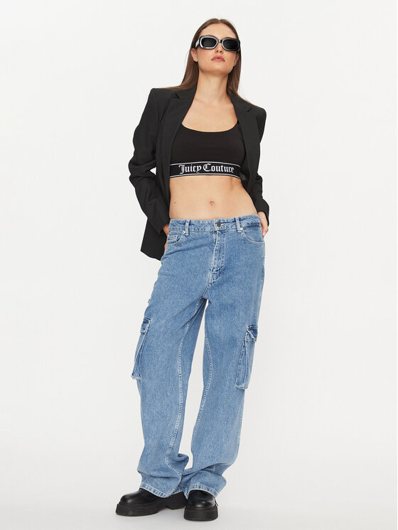 Juicy Couture Juicy Couture Rinnahoidja-top Jolie JCSQB223413 Must