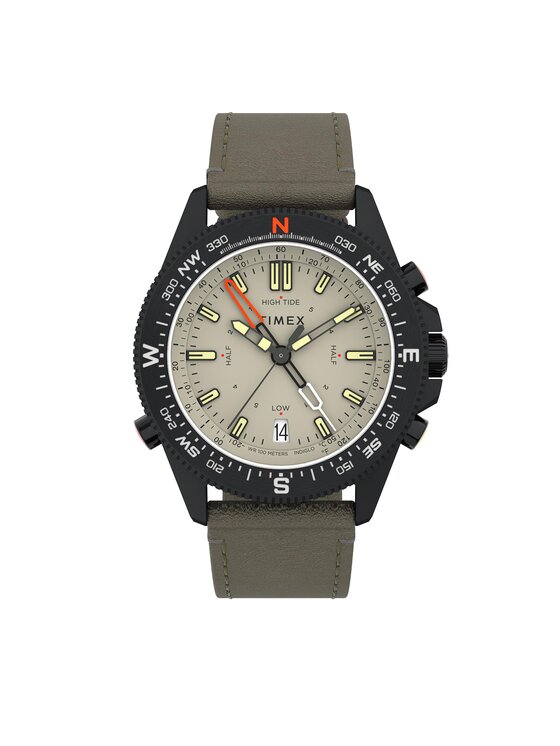 Timex Pulkstenis Tide-Temp-Compass 43mm Eco-Friendly Strap TW2V21800 Melns