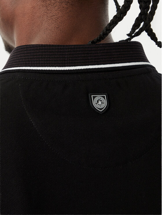 Beverly Hills Polo Club Beverly Hills Polo Club Polo särk M2607-HR Must Regular Fit