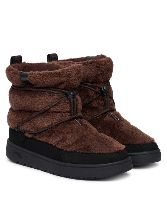 Puma Puma Čizme za snijeg Snowbae Suede Wns 402175 Tamno smeđa