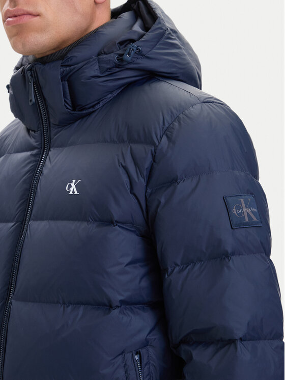Calvin Klein Jeans Calvin Klein Jeans Pūkinė striukė LV04RG515G Tamsiai mėlyna Regular Fit