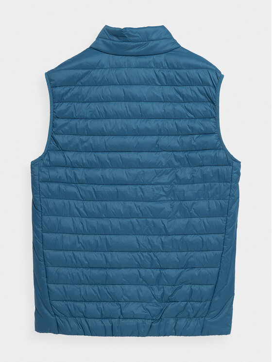 4F 4F Kamizelka 4FAW23TVESM062 Niebieski Regular Fit