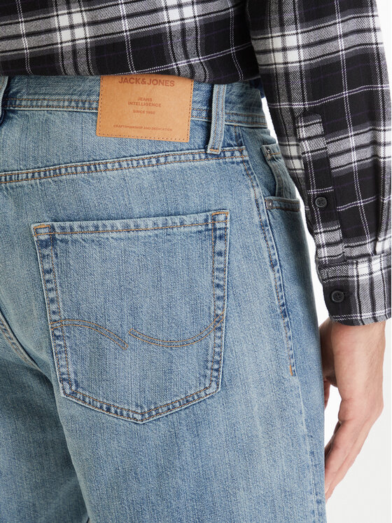 Jack & Jones Jack & Jones Pantaloni scurți de blugi Tony Original 12290116 Albastru Regular Fit