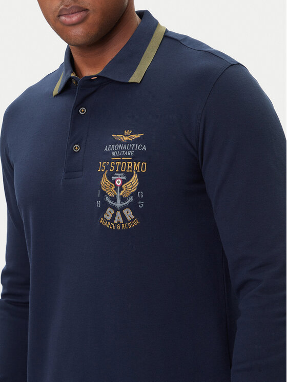 Aeronautica Militare Aeronautica Militare Polo 252PO1896UP00173 Tamnoplava Regular Fit
