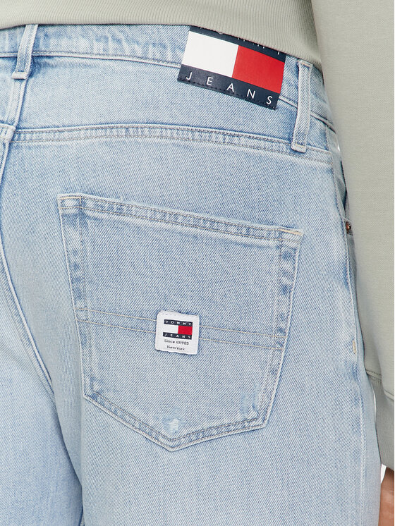 Tommy Jeans Tommy Jeans Jeansy Dad DM0DM18718 Niebieski Tapered Fit
