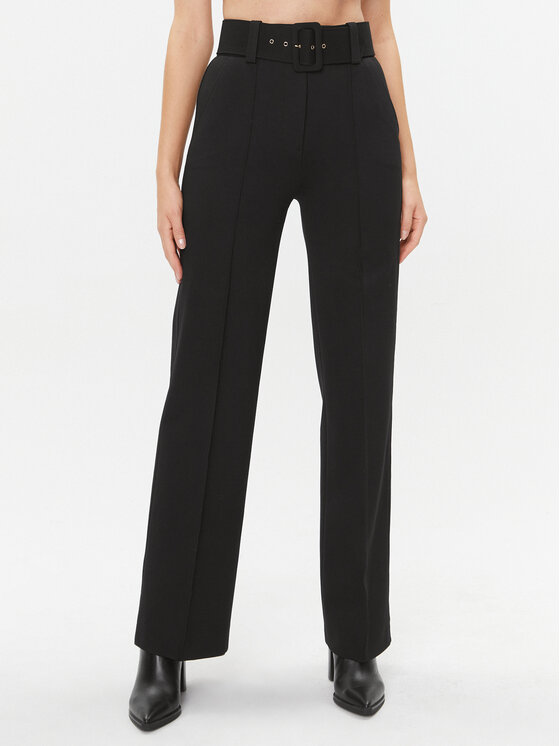 Luisa Spagnoli Luisa Spagnoli Штани з тканини Osten 540365 Чорний Regular Fit