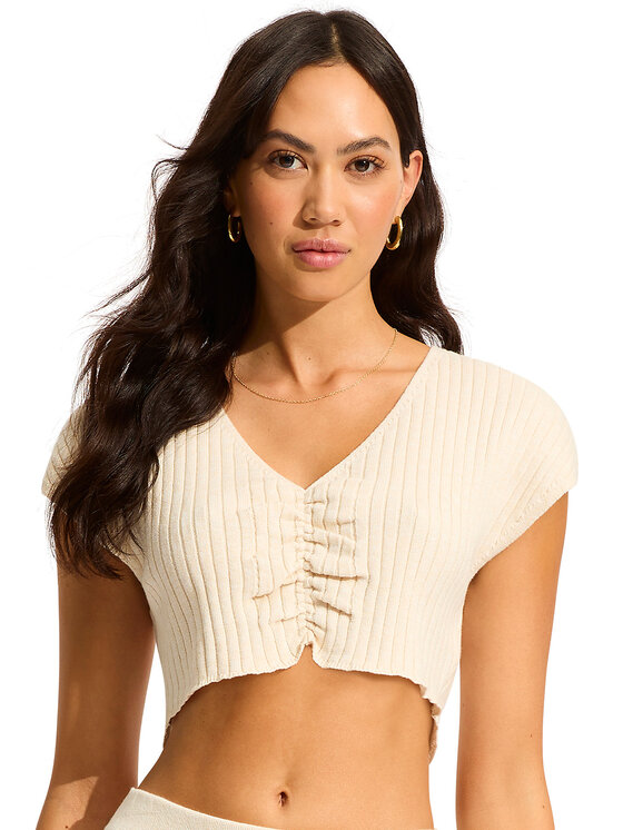 Seafolly Seafolly Top 55246-KN Beżowy