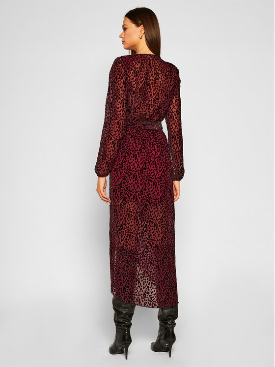 Silvian Heach Silvian Heach Cocktail obleka PGA20805VE Bordo rdeča Regular Fit