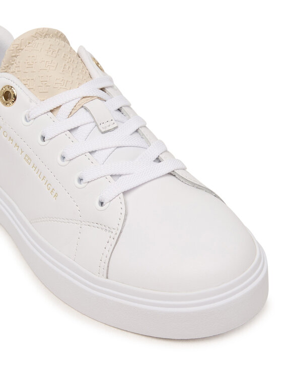 Tommy Hilfiger Tommy Hilfiger Сникърси Th Feminine Cupsole Monogram FW0FW09606 Бял