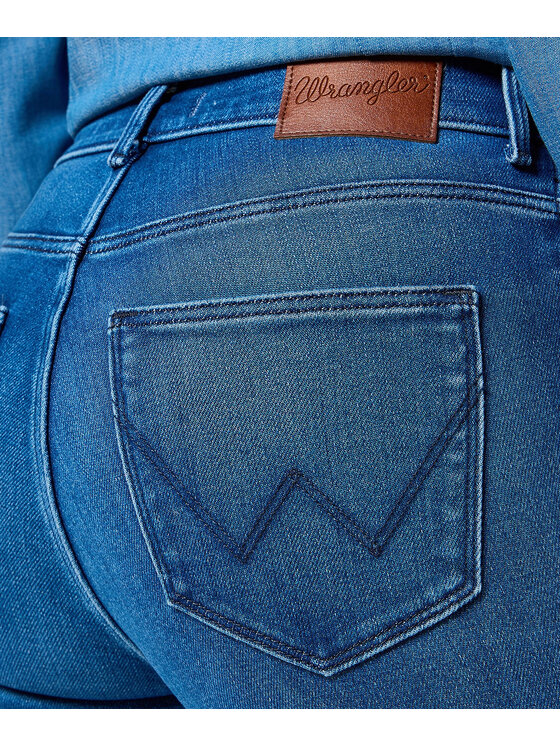 Wrangler Wrangler Jeansy 112356388 Niebieski Straight Leg