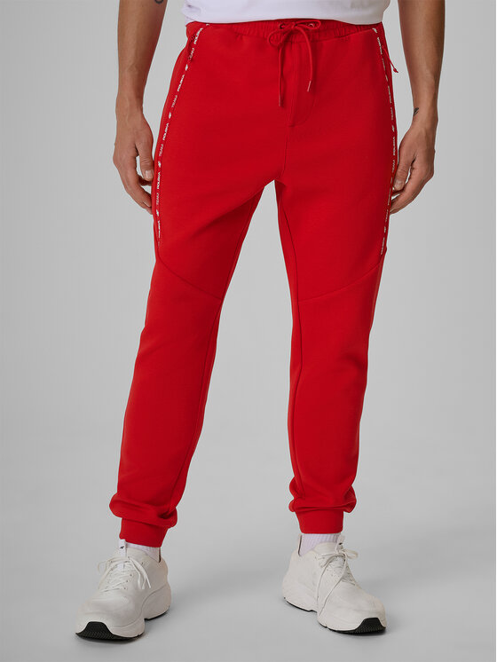 4F 4F Joggery STREFA KIBICA Czerwony Regular Fit