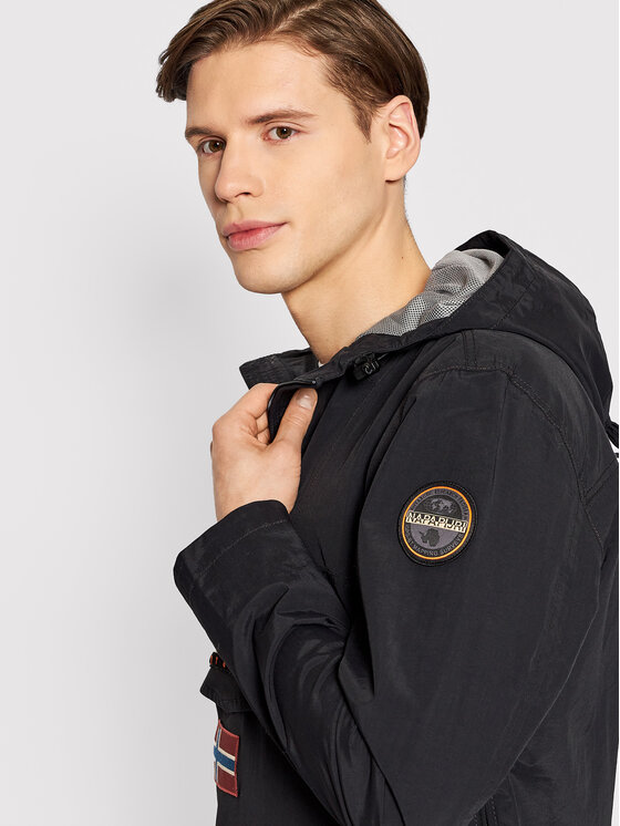Napapijri Napapijri Μπουφάν anorak Rainforest M Sum 3 NP0A4G7D Μαύρο Regular Fit
