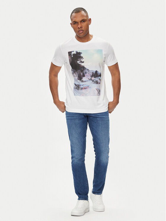 JOOP! Jeans JOOP! Jeans T-Shirt 47Dario 30042425 Weiß Modern Fit