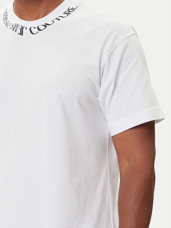 Versace Jeans Couture Versace Jeans Couture T-Shirt 79GAHP03 CJ01P Bílá Regular Fit
