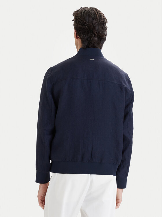 Bugatti Bugatti Kurtka bomber 171300-11045 Granatowy Regular Fit