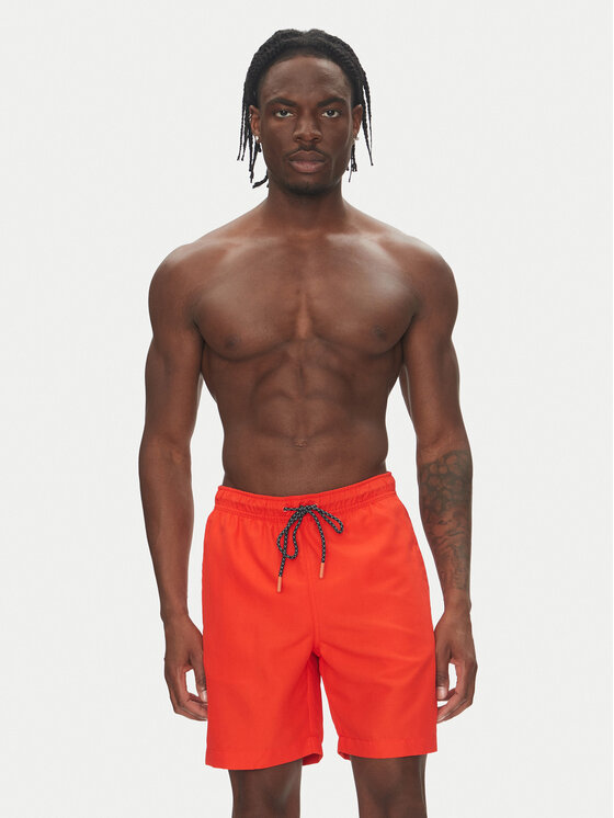 Tom Tailor Tom Tailor Plavecké šortky 1045069 Červená Regular Fit