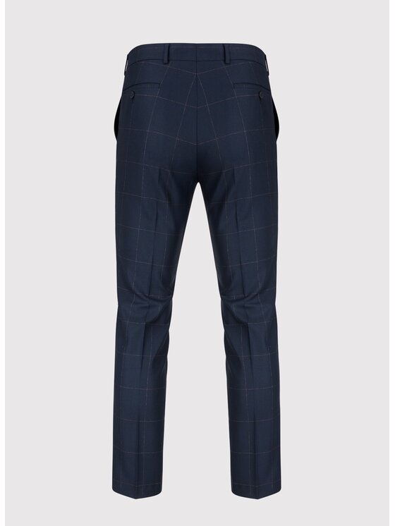 Pako Lorente Pako Lorente Garnitur P22WF-4G-001 Granatowy Slim Fit
