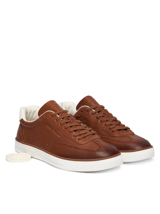 Tommy Hilfiger Tommy Hilfiger Sneakers Th Lo Lux 1A2 Cognac FM0FM05870 Maro