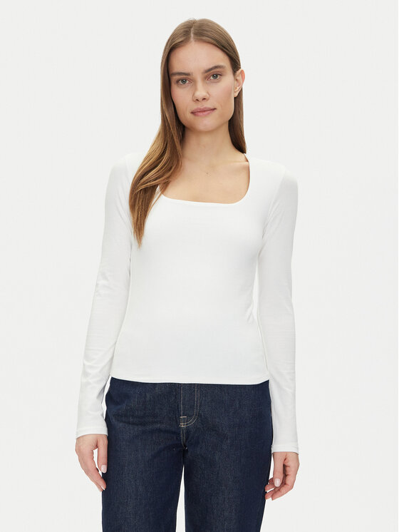 Gap Gap Bluse 637795-02 Weiß Regular Fit