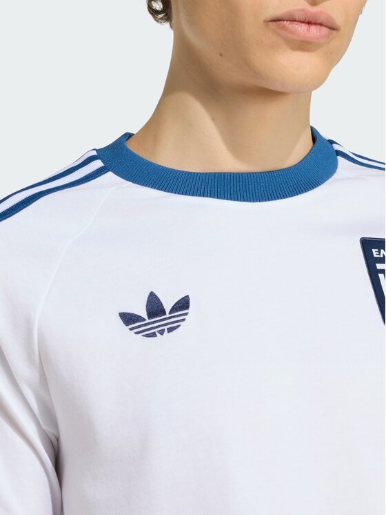 adidas adidas Koszulka techniczna 168832 Biały Slim Fit