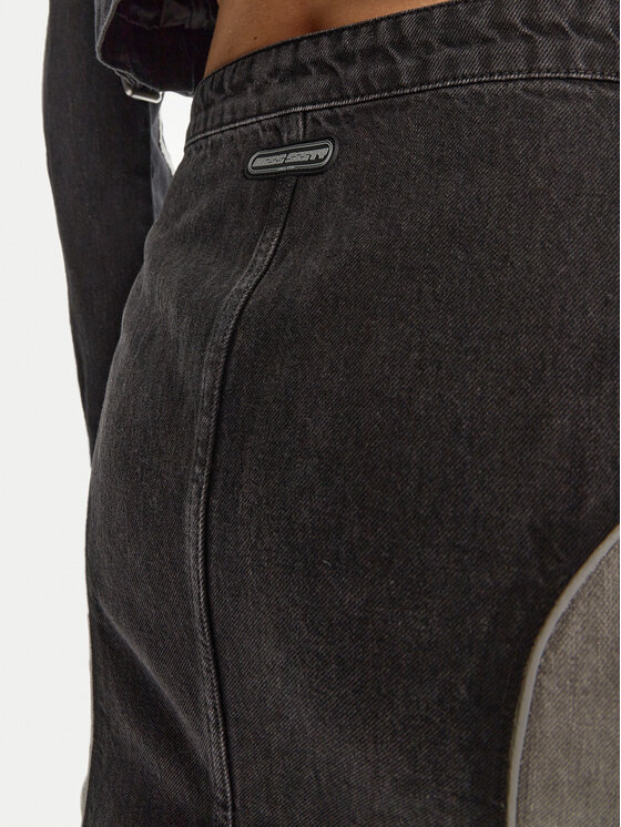 Miss Sixty Miss Sixty Spódnica jeansowa 6L3KJ0460000 Czarny Regular Fit