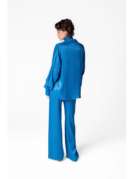 LE POSSÉ LE POSSÉ Camicia KLS Blu Loose Fit