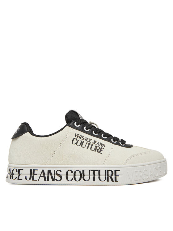 Damskie Sneakersy Versace Jeans Couture, Rozmiar 36, Białe, 78VA3SK6