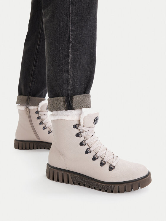 Rieker Rieker Schnürschuhe Y3432-60 Beige