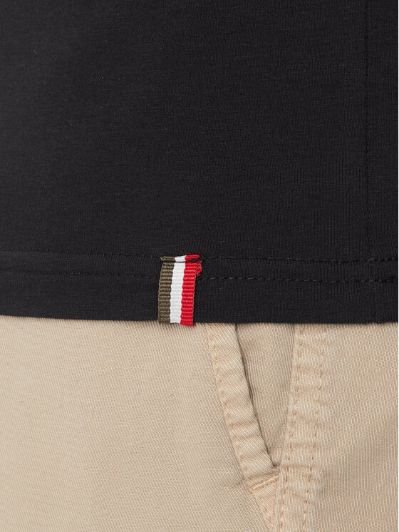 Aeronautica Militare Aeronautica Militare Tričko AM1UTI001 Čierna Regular Fit