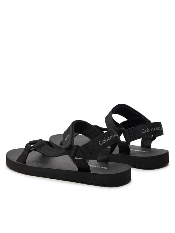 Calvin Klein Jeans Calvin Klein Jeans Босоніжки Sandal Velcro Rp In Btw YM0YM00944 Чорний