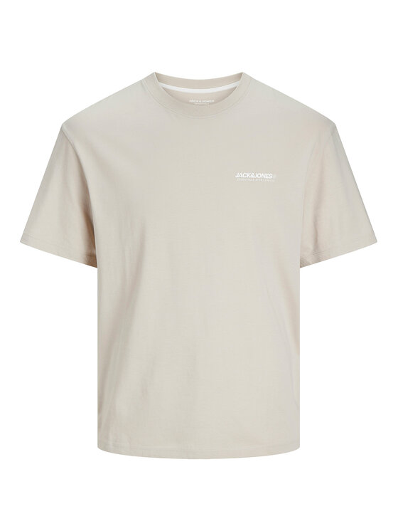 Jack & Jones Jack & Jones Tričko Legacy 12256589 Béžová Relaxed Fit