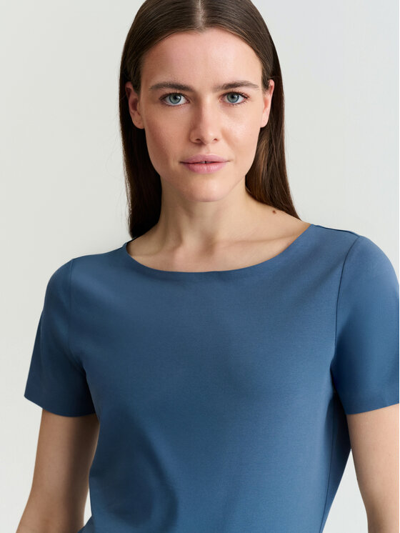 TATUUM TATUUM Bluzka MIKAJA 2 Niebieski Classic Fit