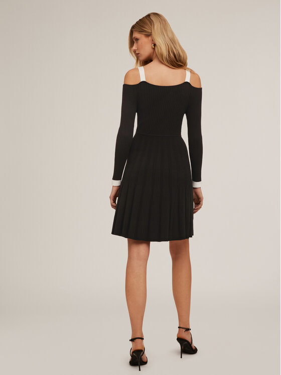 Motivi Motivi Vestito da giorno 7629W001459N0Z3 Nero Regular Fit