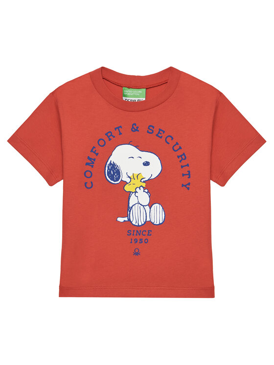 United Colors Of Benetton United Colors Of Benetton Tricou 3X1SG10IB Roșu Regular Fit